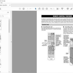 Yamaha RAV-354 Remote Control Features Service Manual - PDF