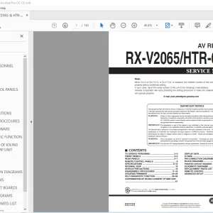 Yamaha RX-V2065/HTR-6295 AV Receiver Service Manual - PDF DOWNLOAD