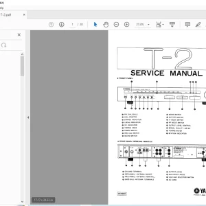 Yamaha T-2 Service Manual - PDF DOWNLOAD