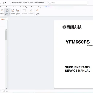 Yamaha YFM660FS 5KM2-AE3 SUPPLEMENTARY SERVICE MANUAL - PDF
