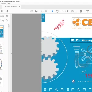 ZF Ecosplit 195 2008 Spare Parts Manual - PDF DOWNLOAD