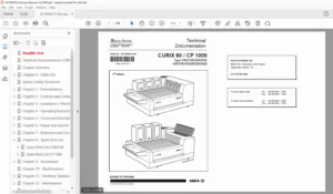 Agfa CURIX 60 / CP1000 Medical Film Processor Service Manual – PDF Download