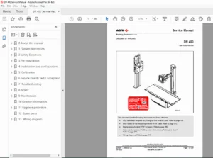 Agfa DR 400 X-Ray Service Manual PDF - PDF DOWNLOAD