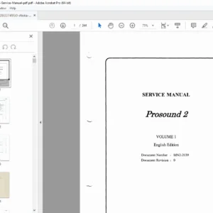 Aloka ProSound 2 Ultrasound Scanner Service Manual – PDF Download