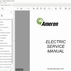 Ameren Electric Service Manual – Revised December 2017 (PDF Download)