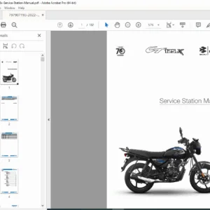 Bajaj CT125X Service Station Manual PDF - DOWNLOAD
