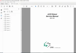 CRS A255 Robot Arm Service Manual – PDF Download