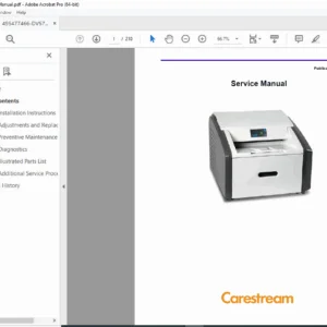 Carestream DRYVIEW 5700 & Trimax TX40 Laser Service Manual – PDF