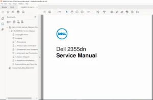Dell 2355dn Laser MFP Service Manual – PDF Download