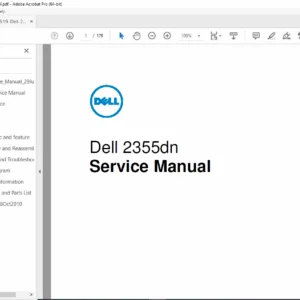 Dell 2355dn Laser MFP Service Manual – PDF Download
