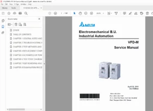 Delta VFD-M AC Motor Drive Service Manual  – PDF Download