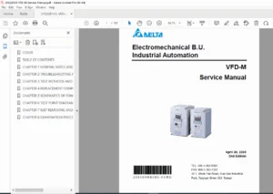 Delta VFD-M Series AC Motor Drive Service Manual – PDF Download