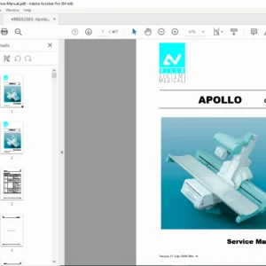 Dräger Apollo 0051 Anesthesia Workstation Service Manual – PDF Download