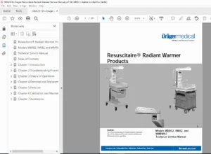 Dräger Resuscitaire Radiant Warmer Service Manual – PDF Download