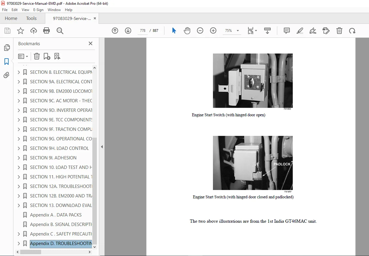 EMD GT46MAC Locomotive Service Manual - PDF DOWNLOAD - Image 3