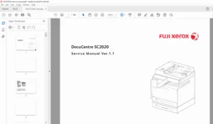 Fuji Xerox DocuCentre SC2020 Service Manual – PDF Download