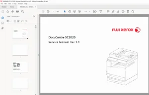 Fuji Xerox DocuCentre SC2020 Service Manual PDF