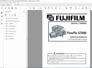 Fujifilm FinePix S7000 Digital Camera Service Repair Manual – PDF Download