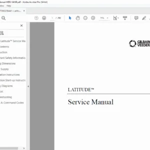 Gilbarco Latitude™ Fuel Pump & Dispenser Service Manual MDE-5445B – PDF Download