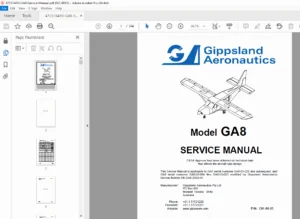 Gippsland Aeronautics GA8 Aircraft Service Manual โ PDF Download