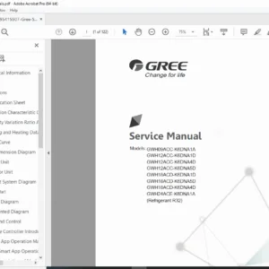 Gree Split AC R32 Series Service Manual – GWH09/12/18/24 Models (PDF)