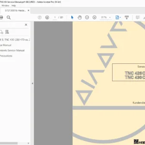 Heidenhain TNC 430 Service Manual – PDF Download