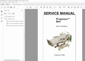 Hill-Rom Progressa Bed P7500 Сервизно Ръководство – PDF Изтегляне