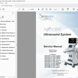 Hologic Aixplorer Ultrasound System Service Manual – PDF Download