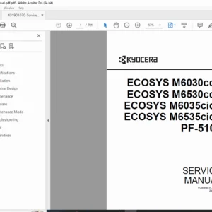 Kyocera ECOSYS M6030cdn Service Manual PDF