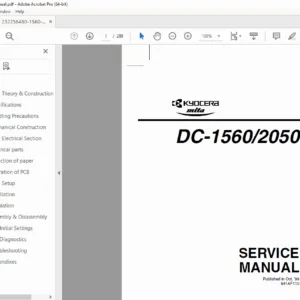 Kyocera TASKalfa 5500i/4500i/3500i Service Manual PDF (Repair/Errors)