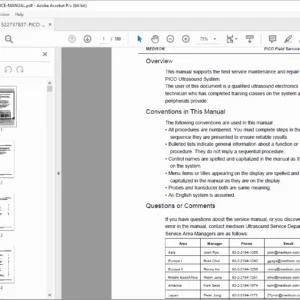 Medison PICO Ultrasound System Field Service Manual – PDF Download