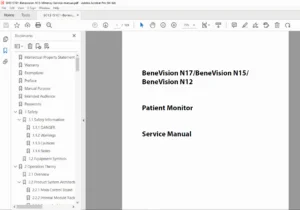 Mindray BeneVision N15 / N17 / N12 Patient Monitor Service Manual โ PDF Download