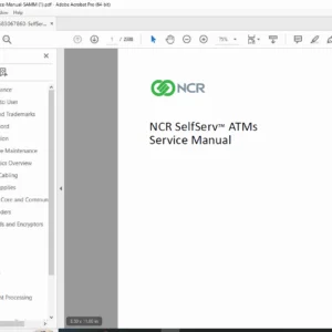 NCR SelfServ ATM Service Manual PDF (Repair/Troubleshooting/Modules)