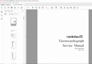 Nihon Kohden ECG-2350 Electrocardiograph Service Manual PDF Download