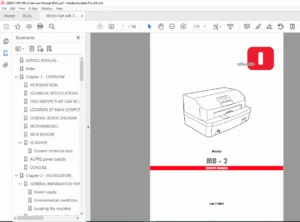 Olivetti MB-2 Multifunction Bank Printer Service Manual – PDF Download