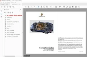 Porsche 911 (991) Carrera / Carrera S Service & Technical Training Manual - PDF