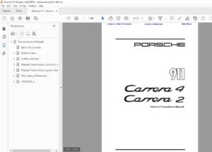 Porsche 911 Carrera (964) Manual Transmission & Differential Workshop Manual - PDF