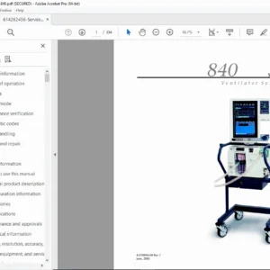 Puritan Bennett 840 Ventilator Service Manual PDF