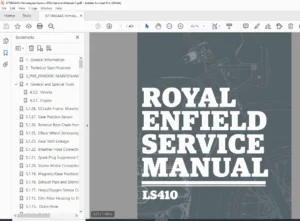 ROYAL ENFIELD HIMALAYAN EURO V BS6 SERVICE MANUAL – PDF DOWNLOAD