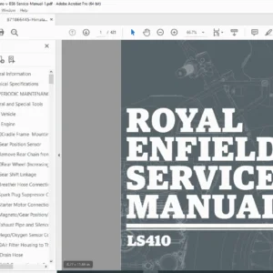 ROYAL ENFIELD HIMALAYAN EURO V BS6 SERVICE MANUAL – PDF DOWNLOAD