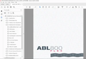 Radiometer ABL800 FLEX Blood Gas Analyzer Service Manual – PDF Download