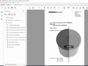 Raytheon Anschütz STD 22 Gyro Compass Installation and Service Manual – PDF