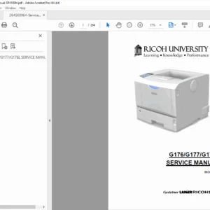 Ricoh SP 4100N / SP 4110N Laser Printer Service Manual – PDF Download