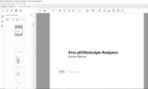 Roche COBAS 91xx Clinical Chemistry Analyzer Series Service Manual – PDF Download
