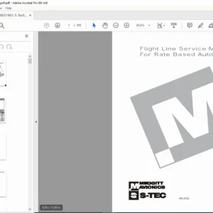 S-TEC Flight Line Service Manual for Rate Based Autopilots – PDF Download