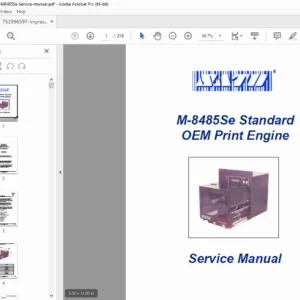 SATO M-8485Se Thermal Transfer Printer Service Manual –  PDF Download