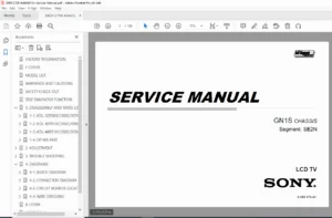 Sony Bravia KDL-40R510C / KDL-32R500C / KDL-48R550C LCD TV Service Manual – PDF Download