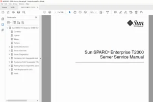 Sun SPARC Enterprise T2000 Server Service Manual PDF