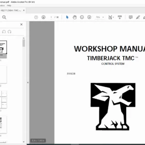 Timberjack TMC Control System Workshop Manual PDF