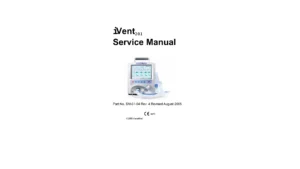 VersaMed iVent201 Portable Ventilator Service Manual – PDF Download